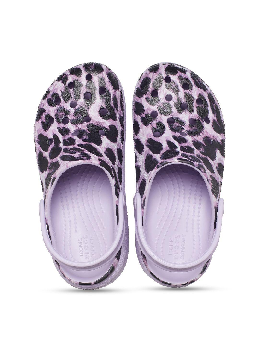 crocs kids animal printed croslite clogs