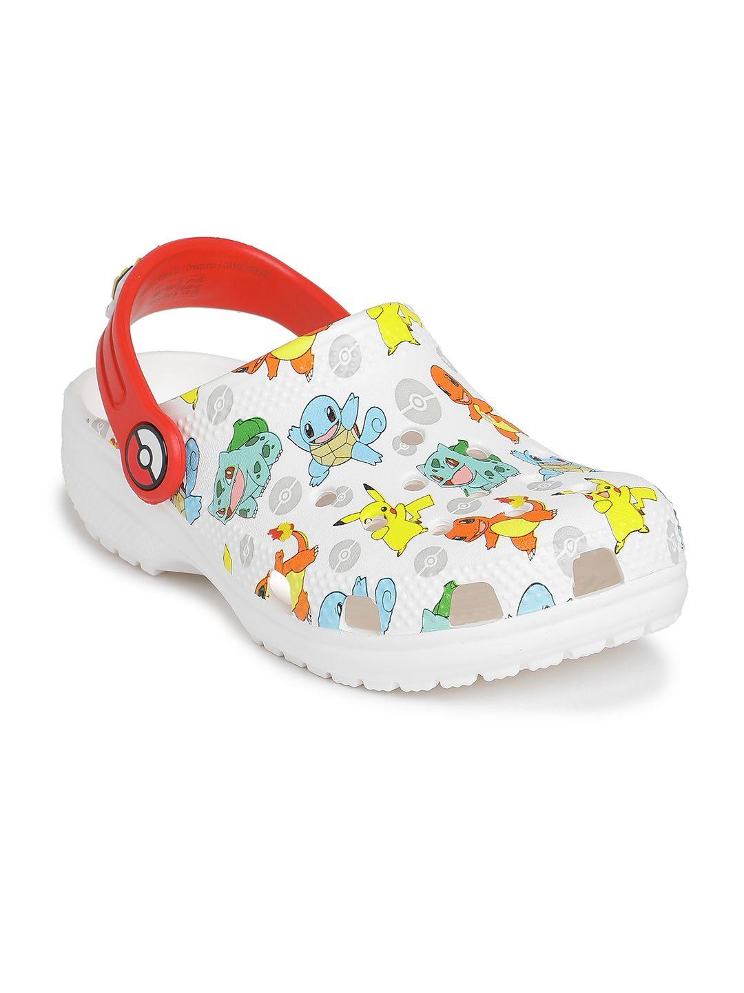 crocs kids classic printed clogs