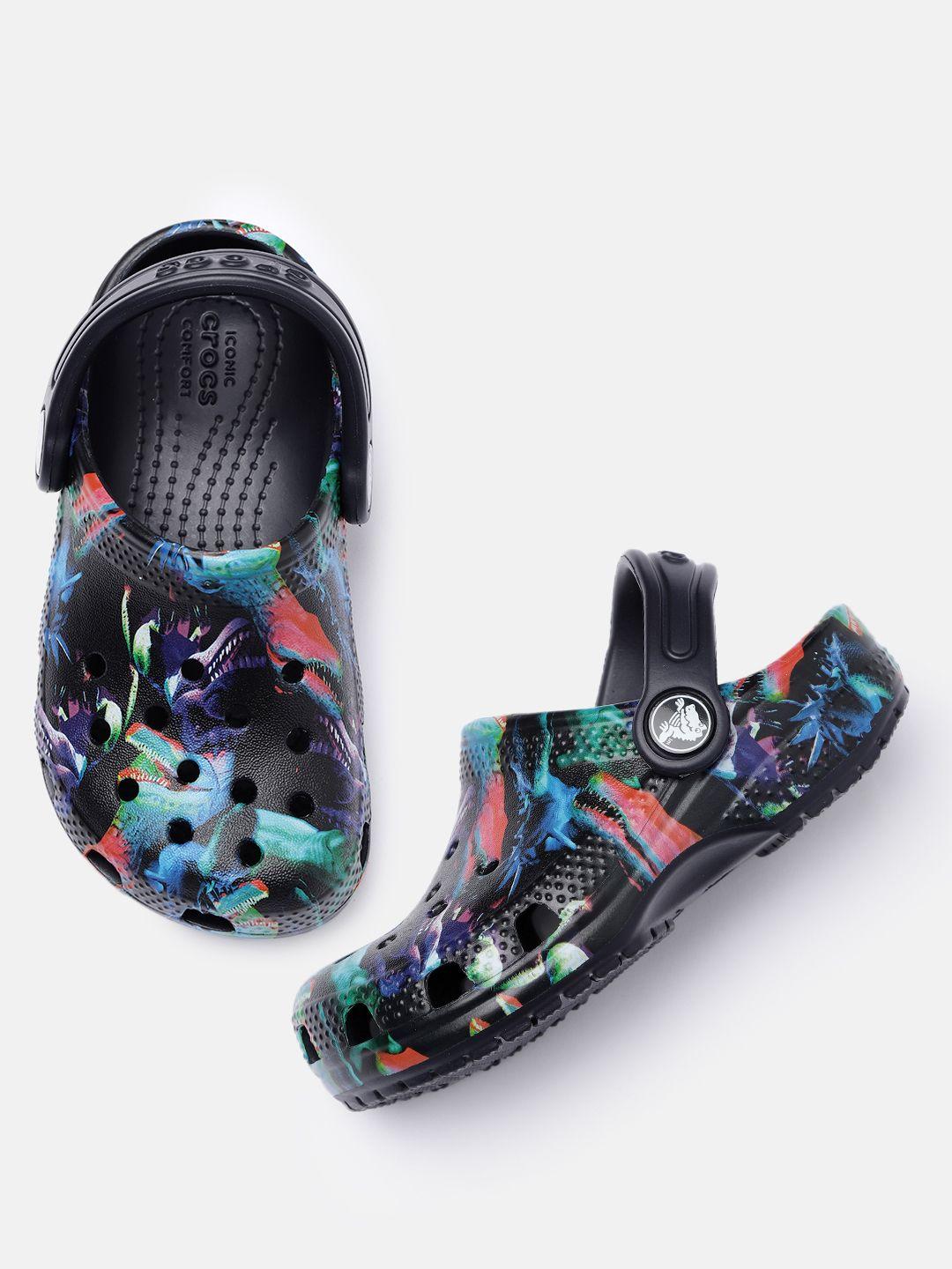 crocs kids printed croslite clogs