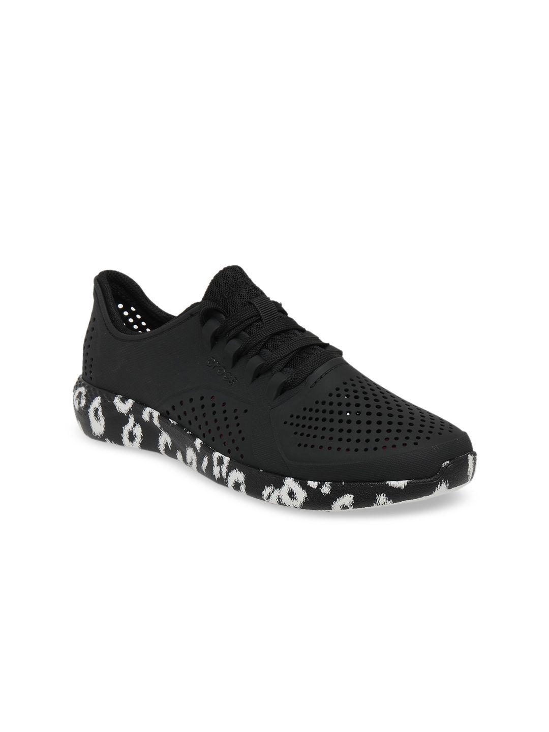 crocs literide  women black sneakers