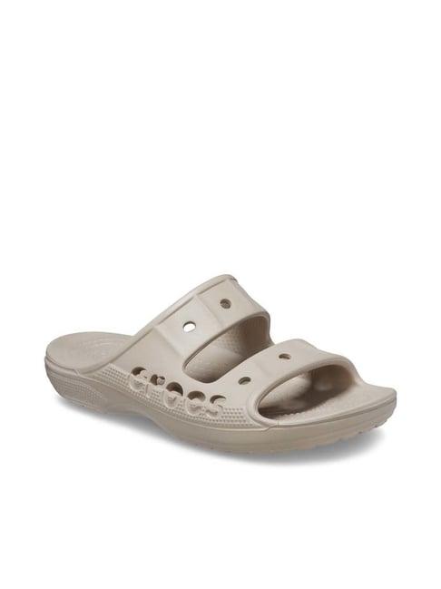 crocs men's baya beige casual sandals