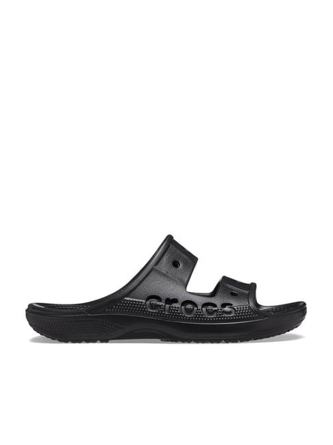 crocs men's baya black casual sandals