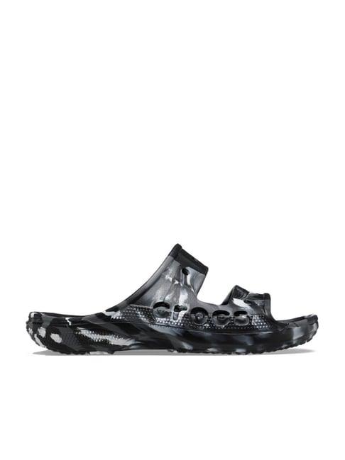 crocs men's baya black casual sandals