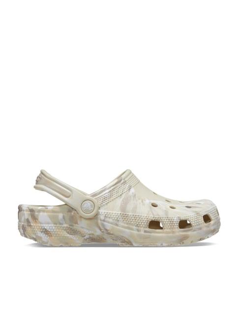 crocs men's classic bone back strap clogs