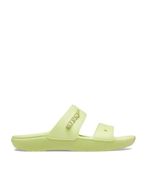 crocs men's classic lime casual sandals