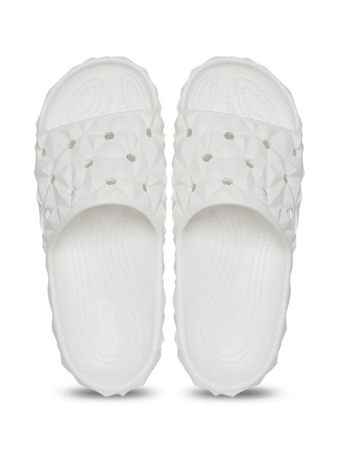 crocs men's classic white slides