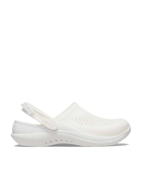 crocs men's literide 360 cream back strap clogs