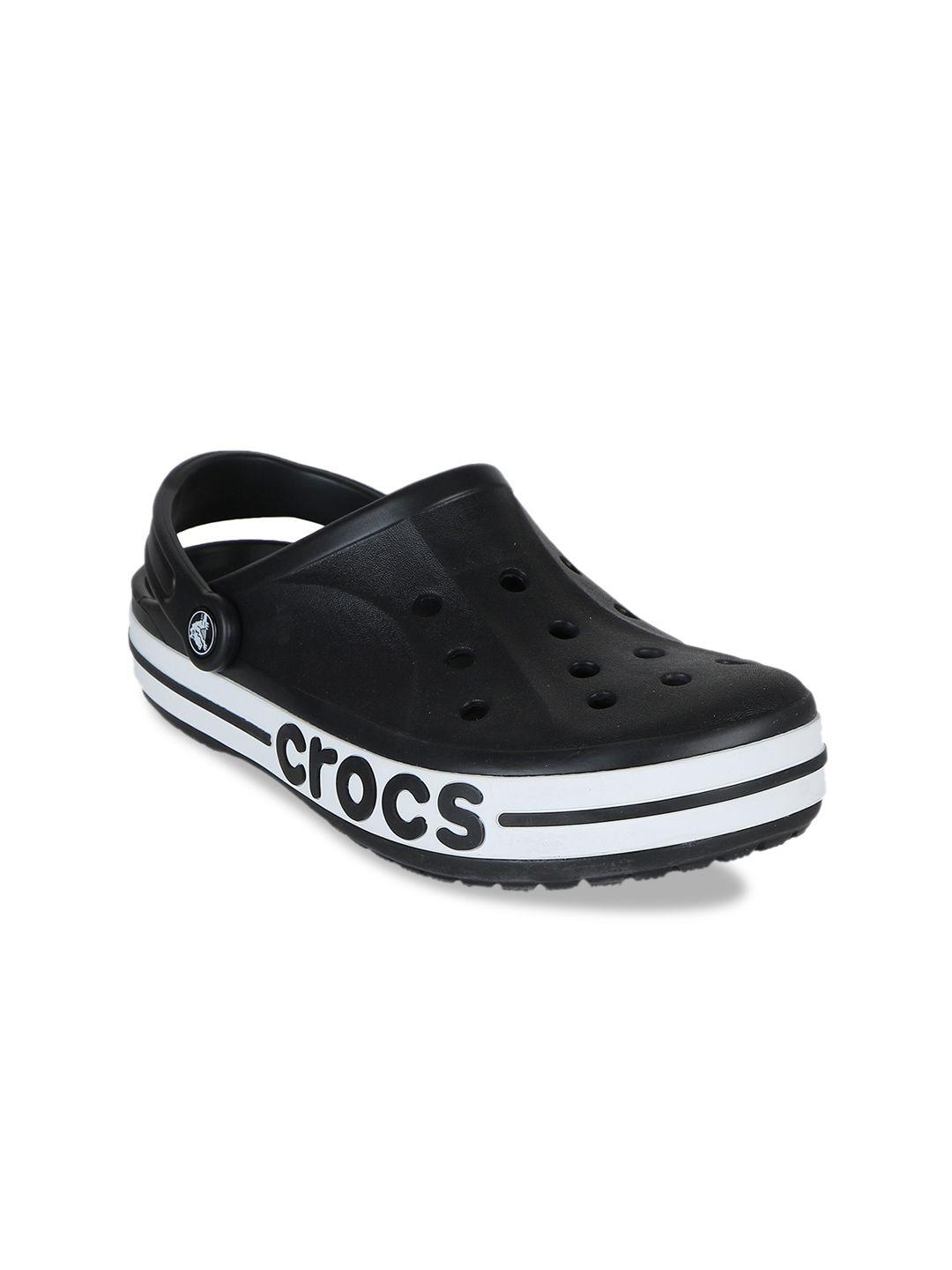 crocs men black & white clogs