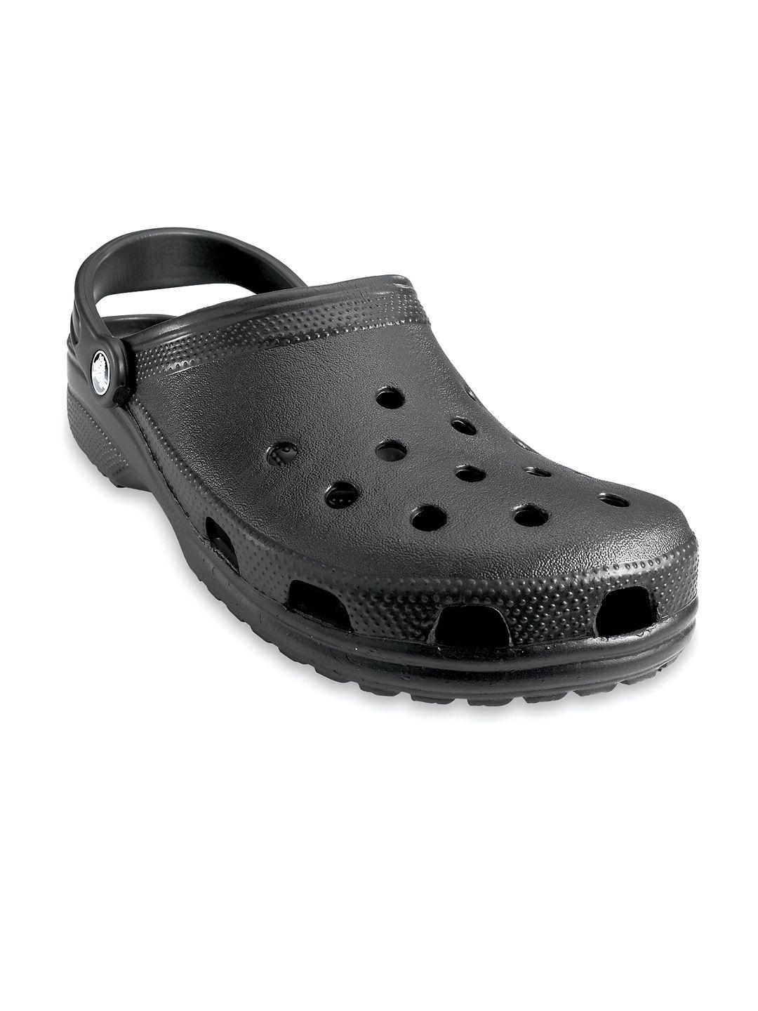 crocs men black clogs