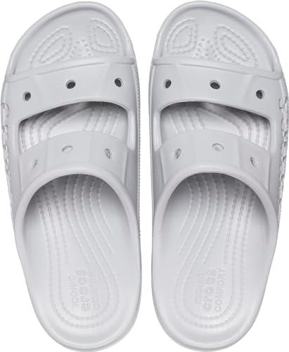 crocs men light grey baya sandal 207627-007-m12