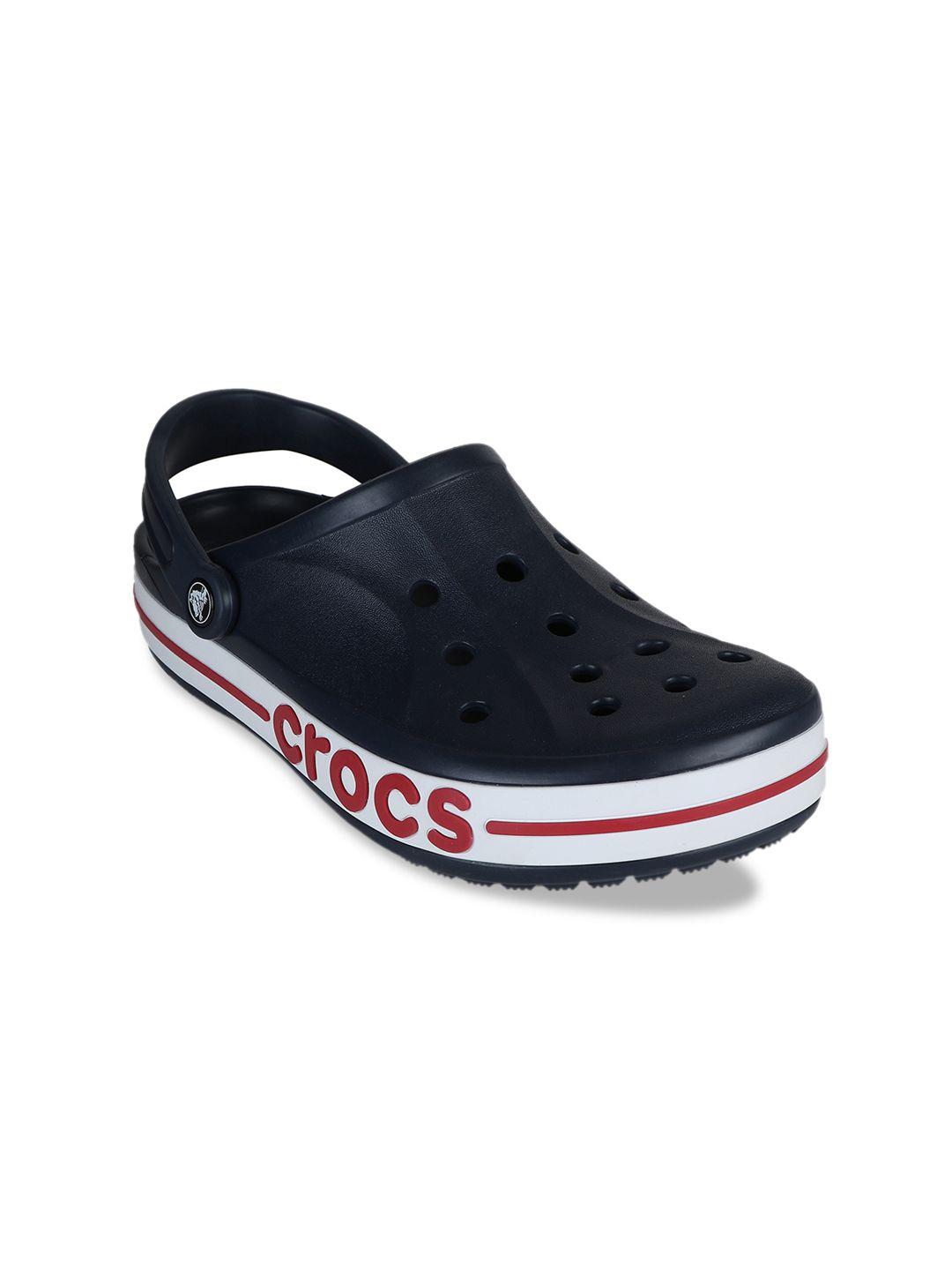 crocs men navy blue sandals
