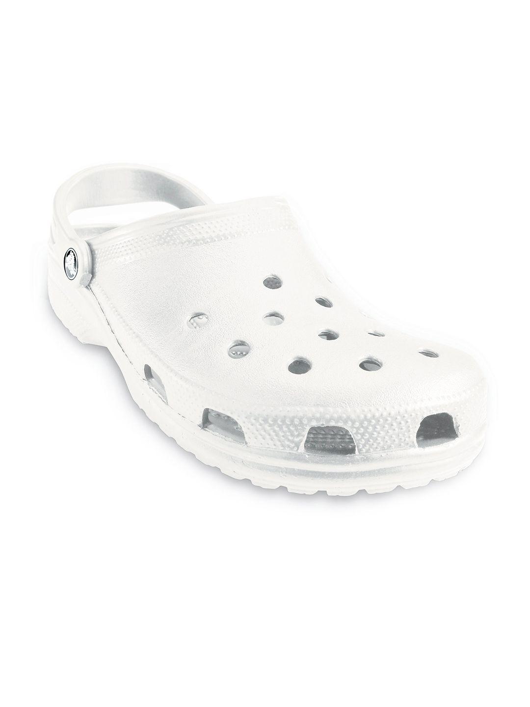 crocs men white clogs