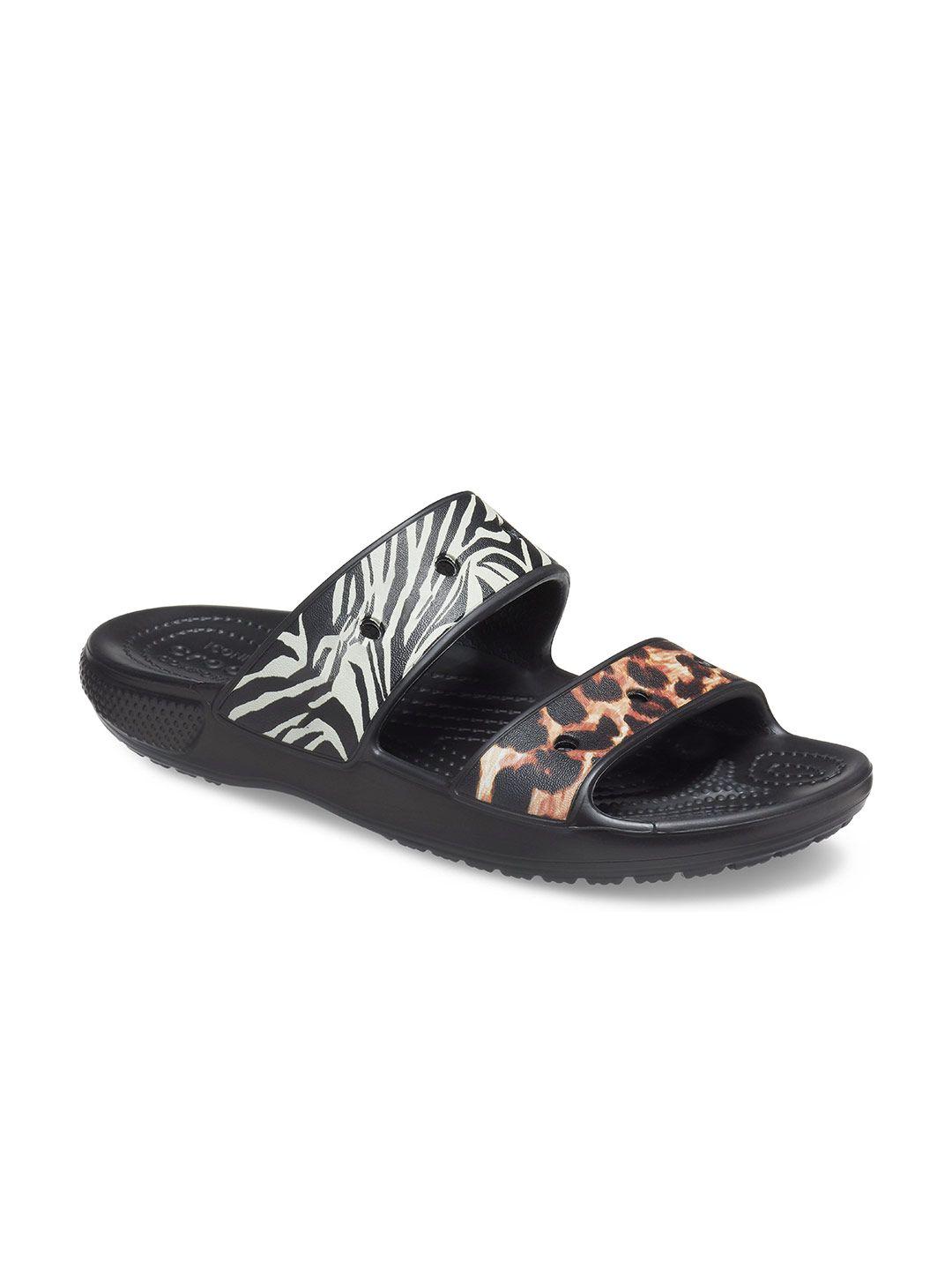 crocs printed croslite comfort sandals