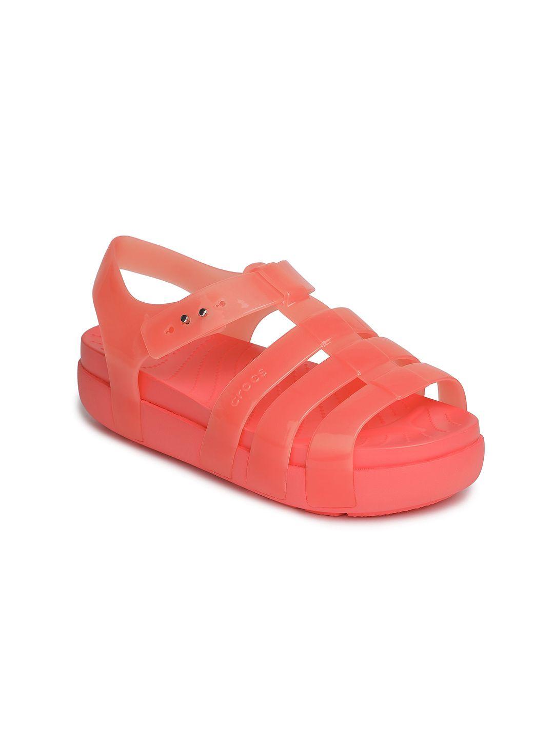 crocs splash strappy open toe flats