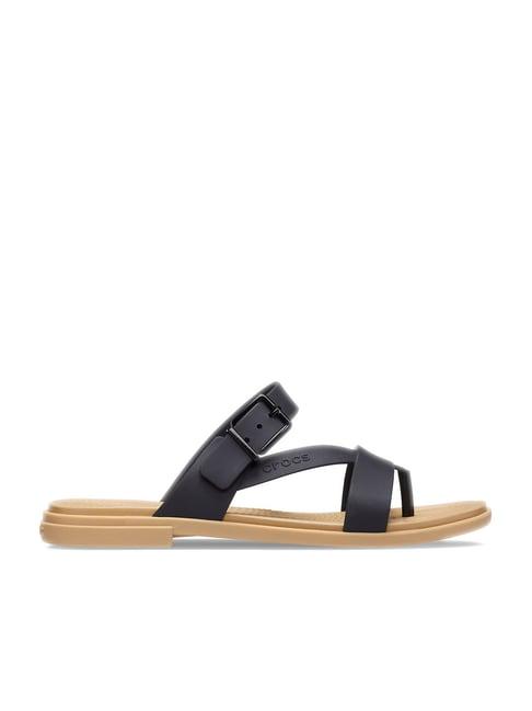 crocs tulum black casual sandals