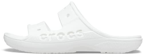 crocs unisex-adult baya sandal white sandal - 8 uk men/ 9 uk women (m9w11) (207627-100)