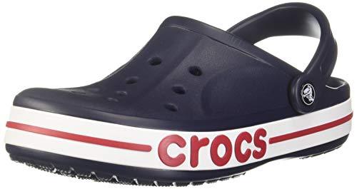 crocs unisex-adult bayaband clog navy/pepper clog - 10 uk men/11 uk women (m11w13) (205089-4cc)