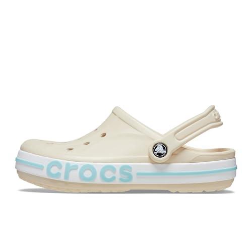 crocs unisex-adult bayaband clog wwmwinter white/multi(205089-1li-m4w6) uk size 3