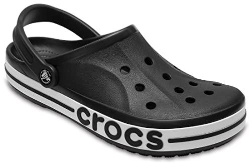 crocs unisex adult black/white bayaband clog 205089-066 m12