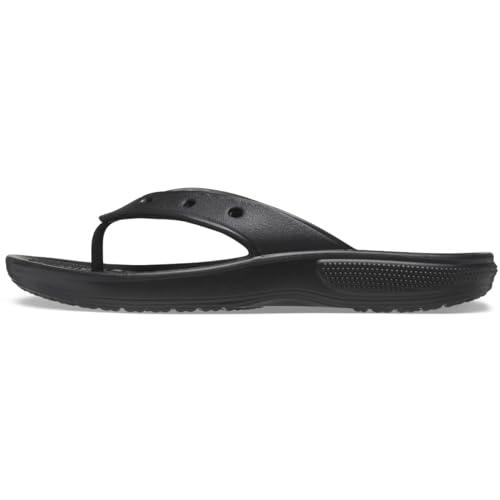 crocs unisex adult classccrocsflip black flip-7 men/ 8 uk women (m8w10) (207713-001)