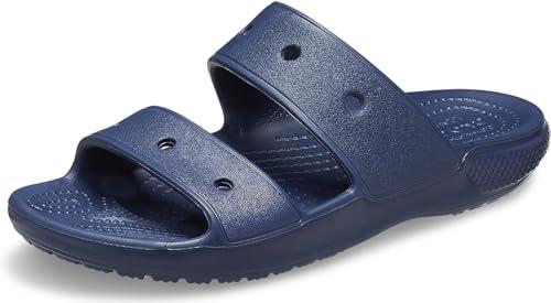 crocs unisex adult classic navy sandal - 3 uk (206761-410-m3w5)