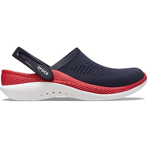 crocs unisex adult navy/pepper literide 360 clog 206708-4cc-m11