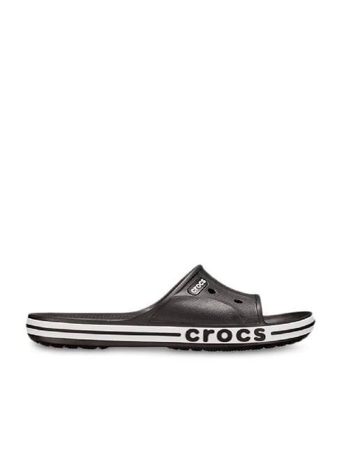 crocs unisex bayaband black casual sandals