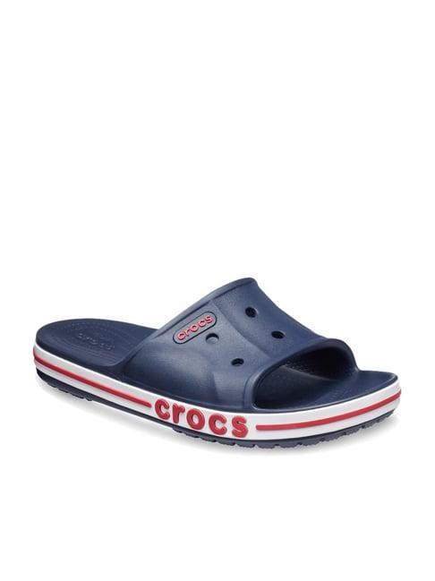 crocs unisex bayaband navy casual sandals