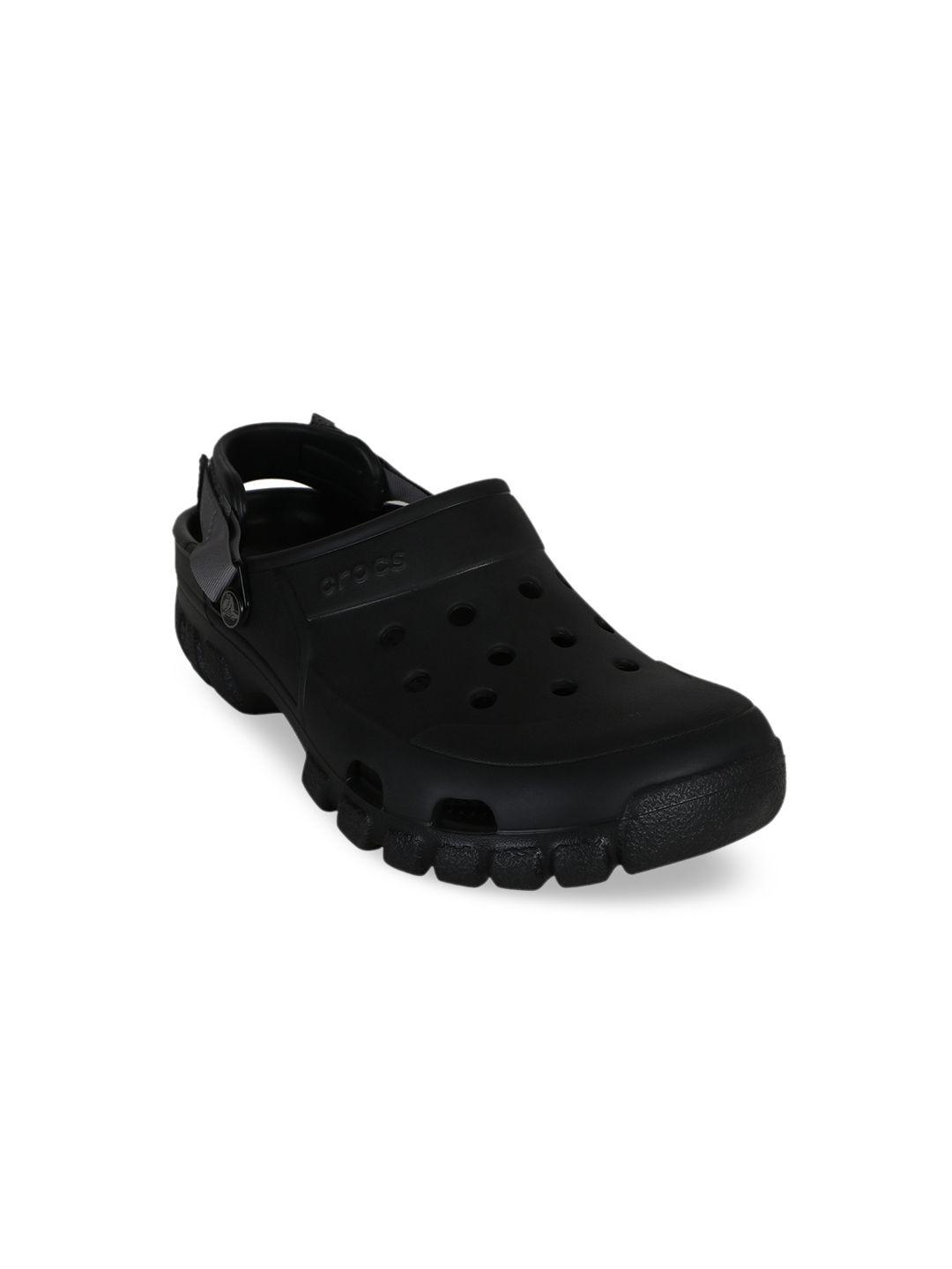 crocs unisex black sandals