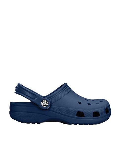 crocs unisex classic navy clogs