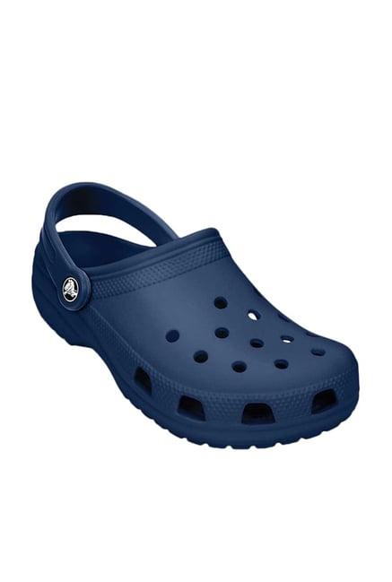 crocs unisex classic navy clogs