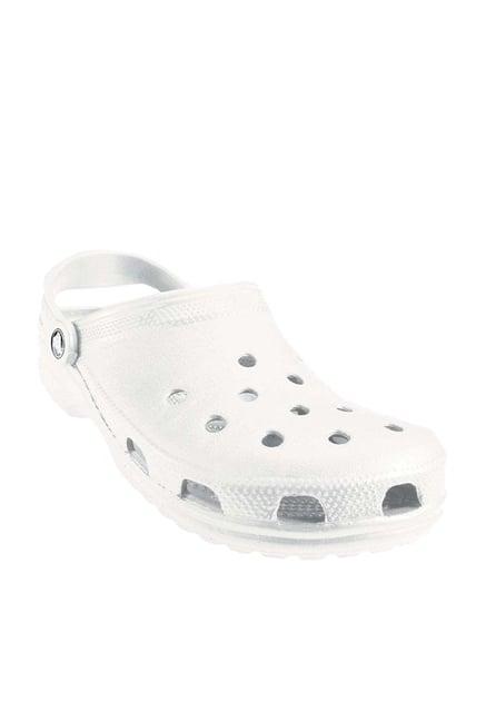 crocs unisex classic white clogs