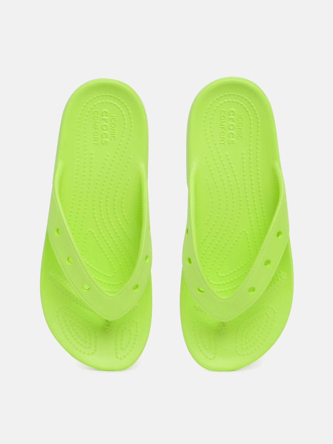 crocs unisex croslite thong flip-flops