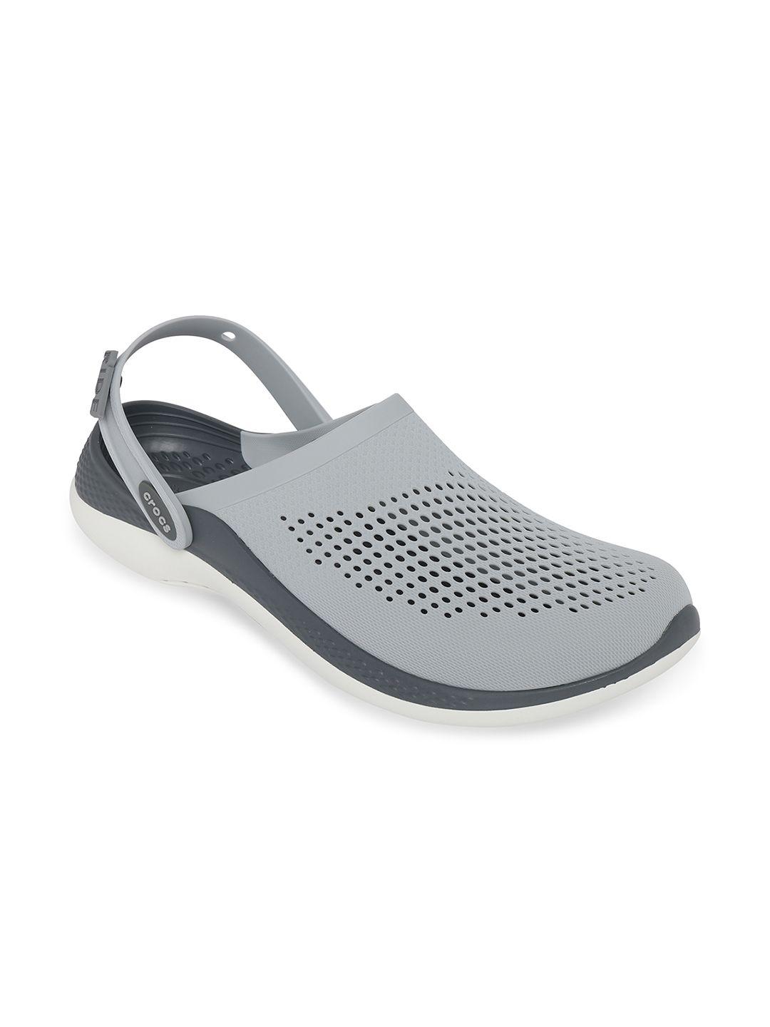 crocs unisex grey clogs sandals