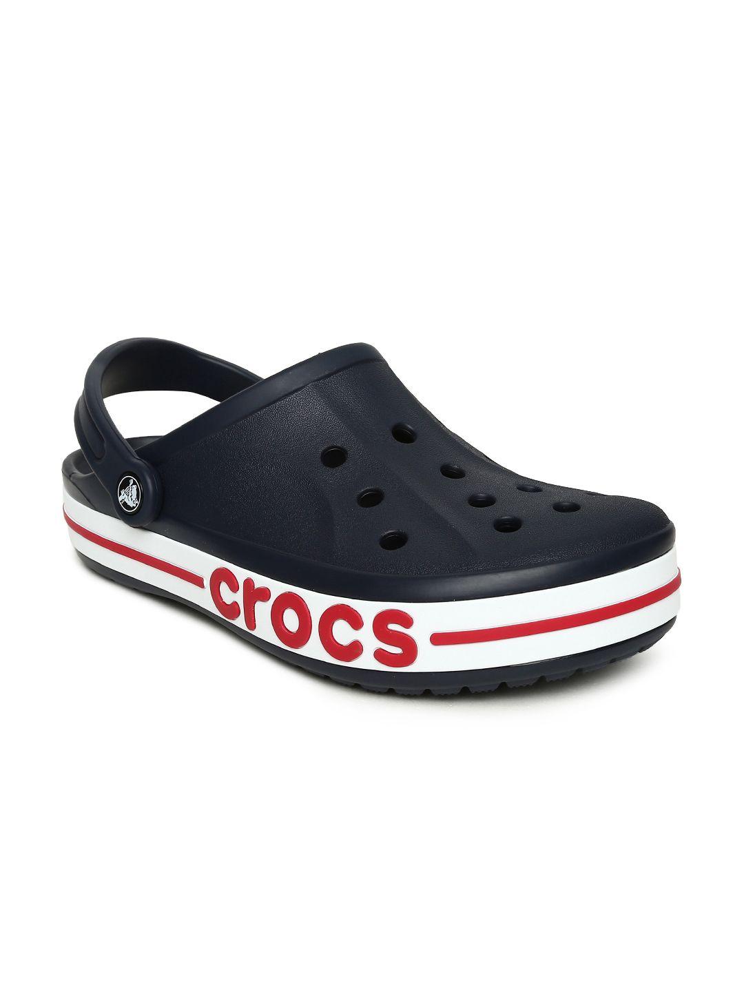 crocs unisex navy blue bayaband clogs