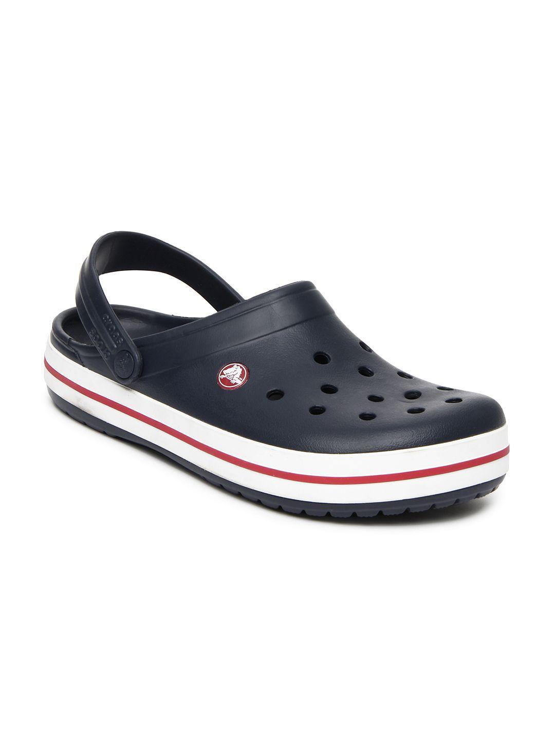 crocs unisex navy blue clogs