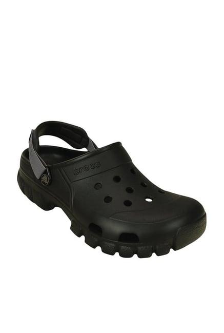 crocs unisex offroad sport black & grey clogs