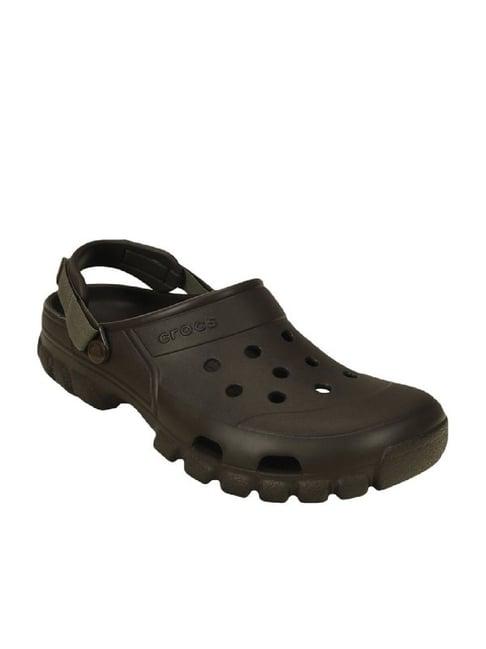 crocs unisex offroad sport espresso & walnut clogs