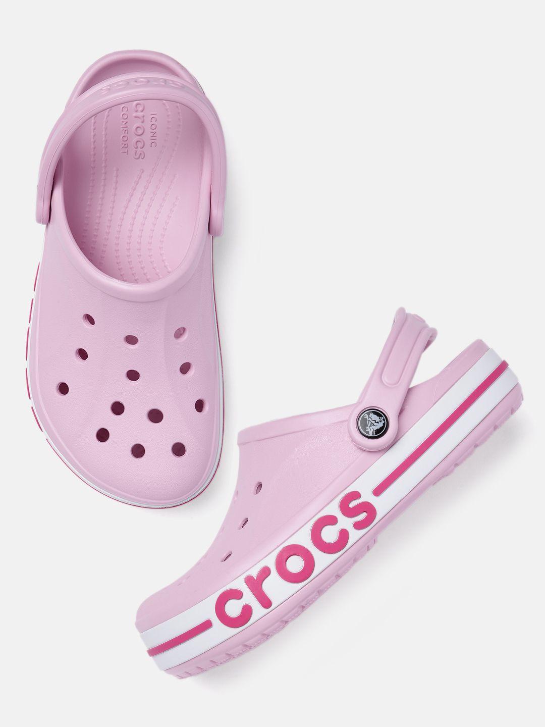 crocs unisex pink clogs