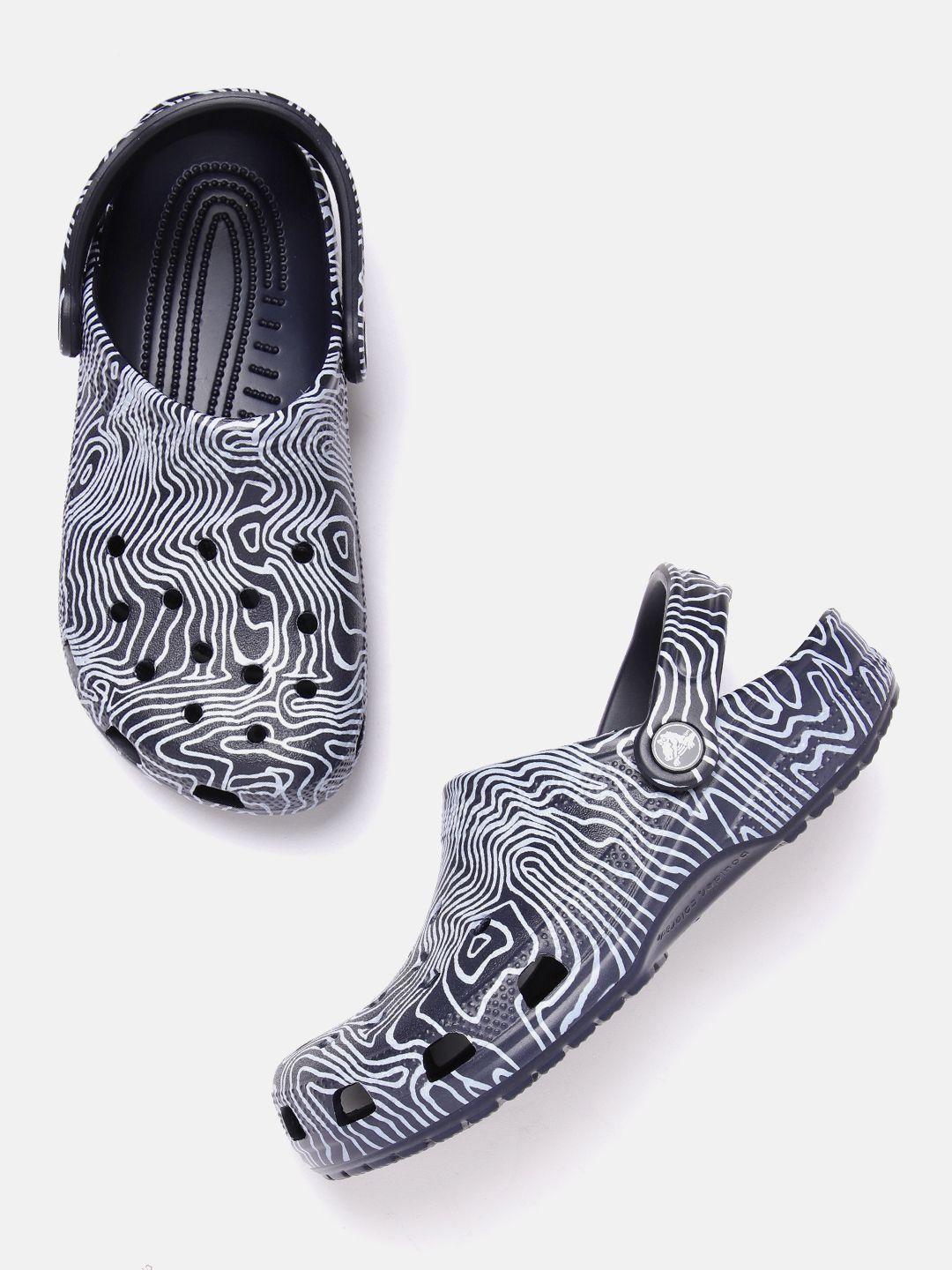 crocs unisex printed clogs