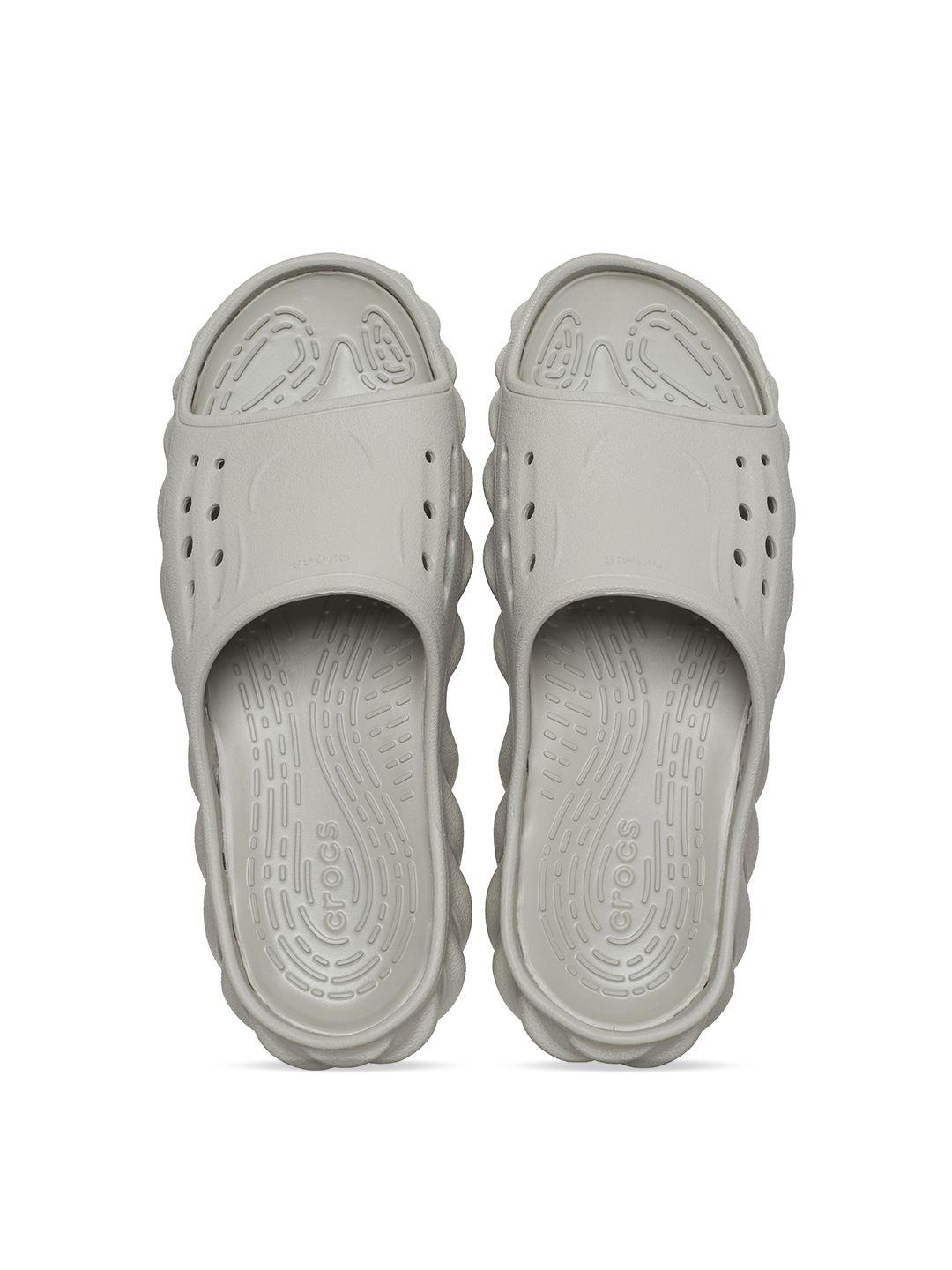 crocs unisex self design sliders