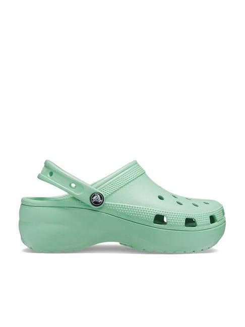 crocs women's classic jade stone back strap clogs