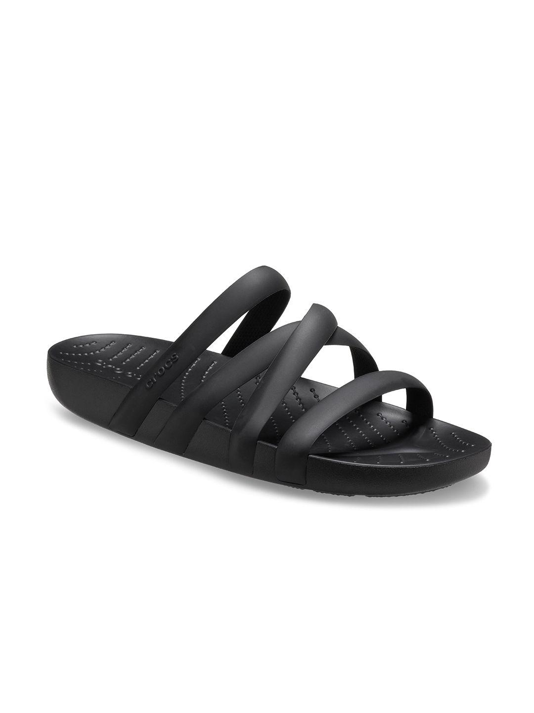 crocs women black comfort sandals