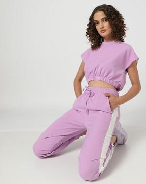 crop top & joggers co-ord set