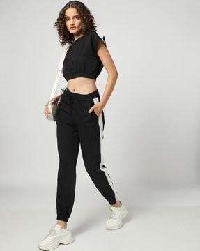 crop top & joggers co-ord set