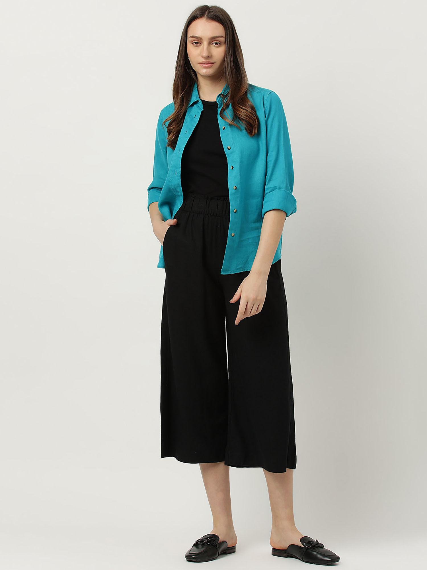 cropped length culottes