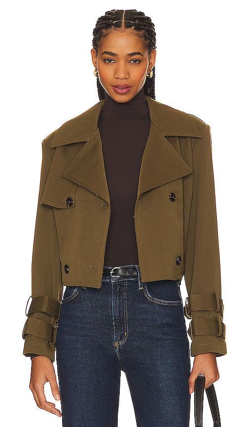 cropped trench coat