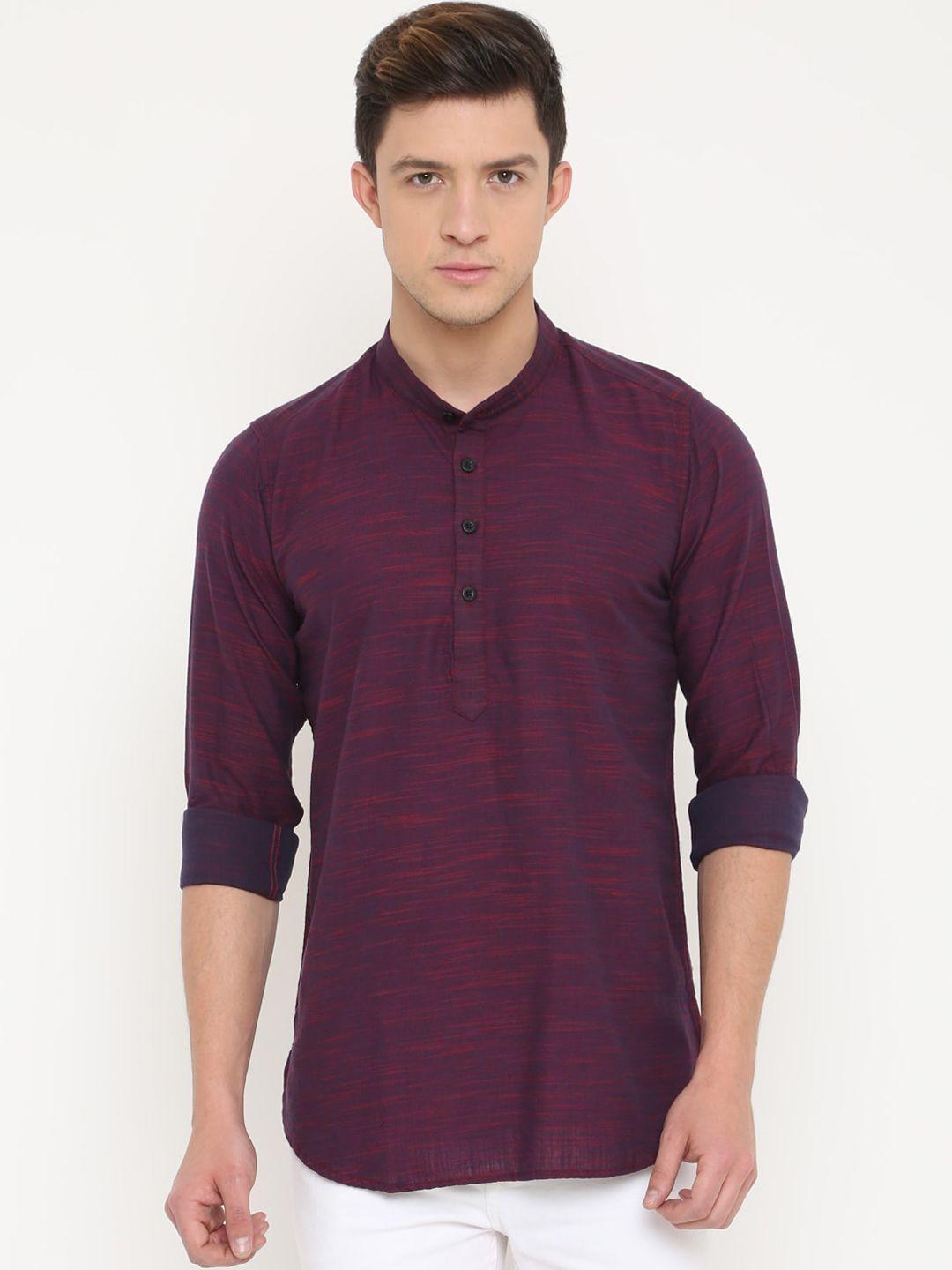 cross court mandarin collar cotton straight kurta