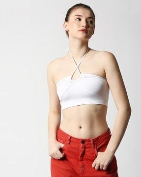 cross strap crop top