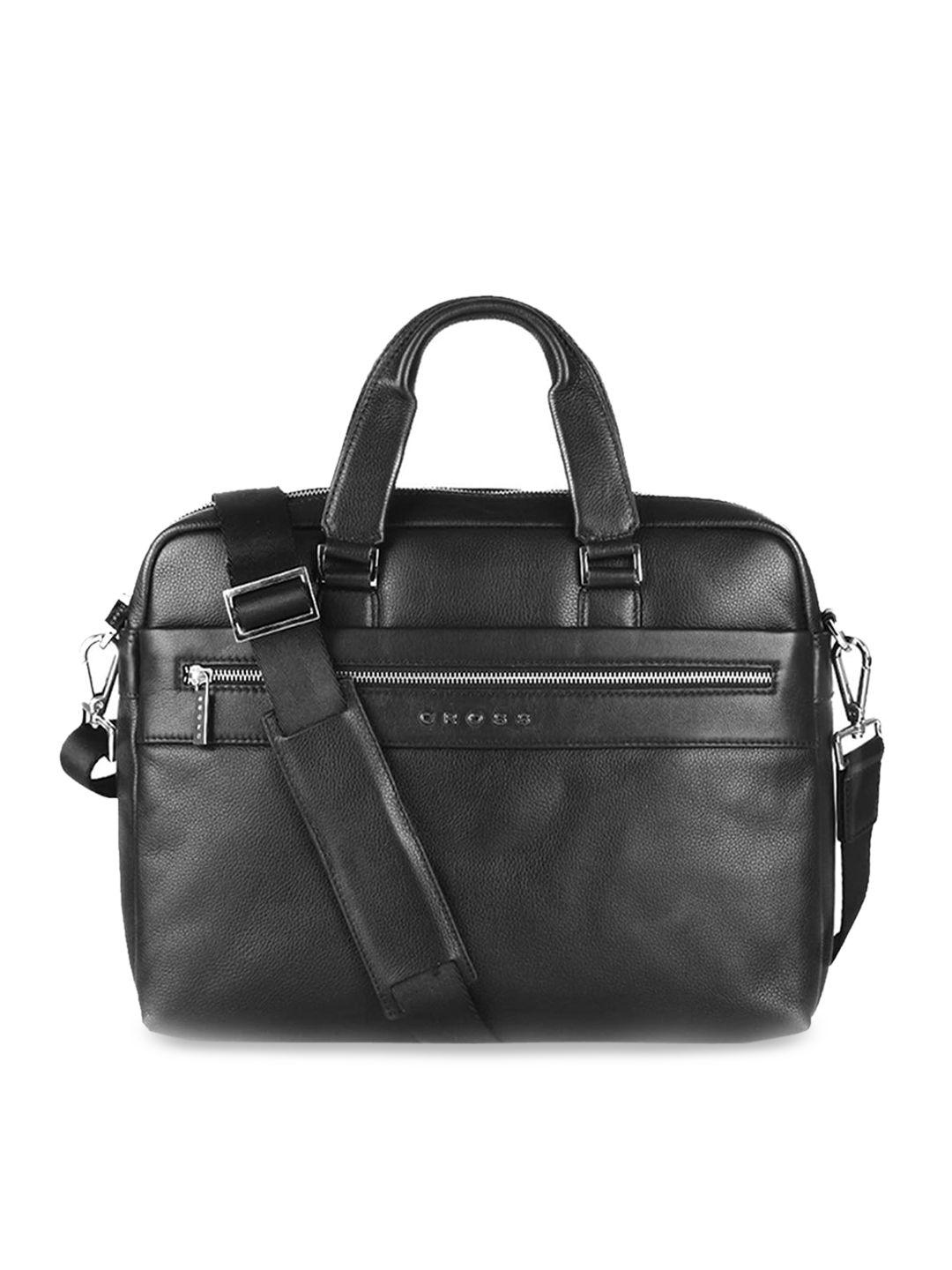 cross unisex black solid 13 inch laptop bag